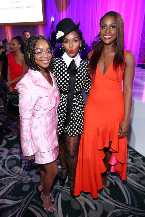 soph-okonedo:  Marsai Martin, Janelle Monee, and Issa Rae attend