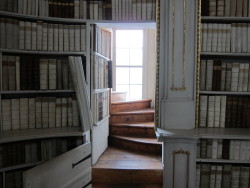  One of the secret doors of the Stift Admont library, Austria.