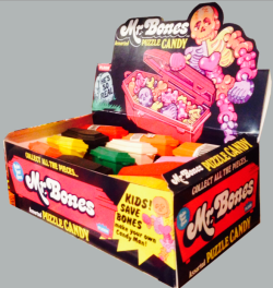 zgmfd:  Fleer Mr Bones candy 