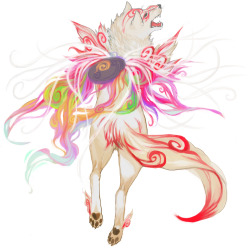 sickingstar:i got my gf to play okami finally and she loves it