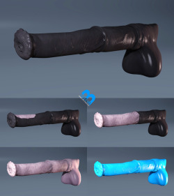 barbellsfm: Model Release: Barbell - Horse Penis  High poly sculpt,