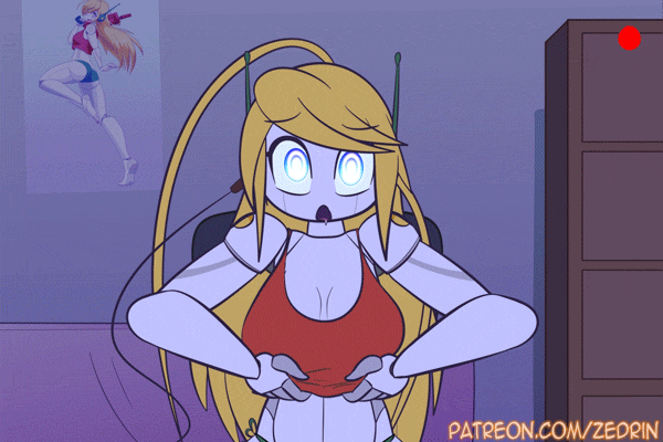 zedrin-butts:  -NEW ANIMATION-Curly Brace: HACKEDContains: robot girl, hypnosisThe full animation is currently available in early access to my patrons!You can check it out here.It’ll be publicly viewable later this month. Pledging doesn’t just give