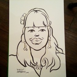 For the last bit, i did a portrait of Kristi Lyn.  #mattbernson