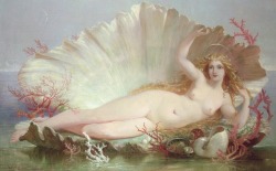 The Birth of Venus: A painting which depicts the goddess Venus,