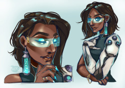 atheris-art: Here’s a commission from @satyasgf of Symmetra