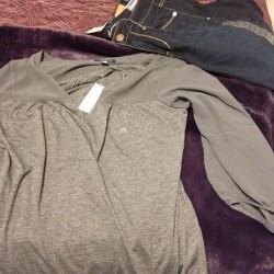 New outfit from American eagle #jeans #americaneagle #blue #grey
