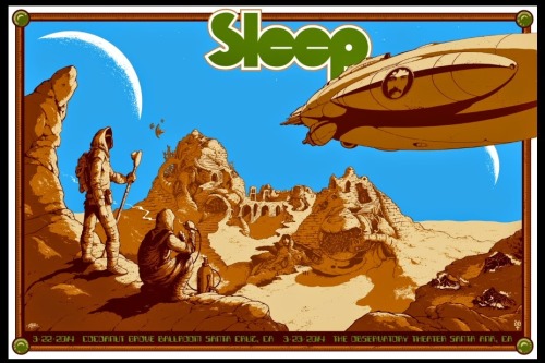 musicblogsaredumb:  Arik Roperâ€™s posters for Sleep