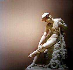hadrian6:  Young Hunter Bitten by a Snake. 1827.Louis Messidor