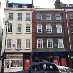 fun fact: Hendrix’s flat is on the left, and George Handel’s