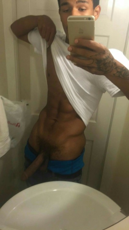 sexyboysnbigdicks:  He gorgeous and so is that dick  Please follow:1.http://nudeselfshots-blackmen.tumblr.com/2.http://gayhornythingz.tumblr.com/3.http://nudeselfshotsofmen.tumblr.com/