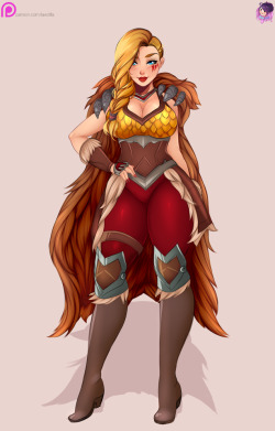 Tyra from Paladins !(phew… Fur @ -@” )High-res   versions