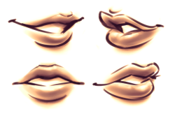 random lip doodles