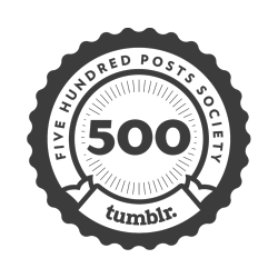 500 posts! I shall humbly wear this badge with honor…