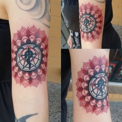 fuckyeahtattoos:  my protection against fake people… lol jk