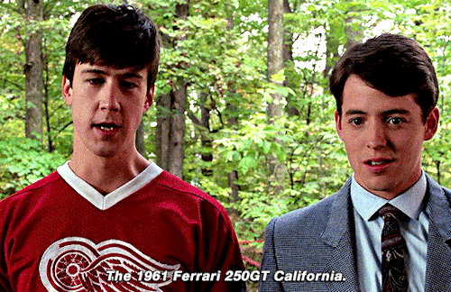 dailyflicks:Ferris, my father loves this car more than life itself.FERRIS