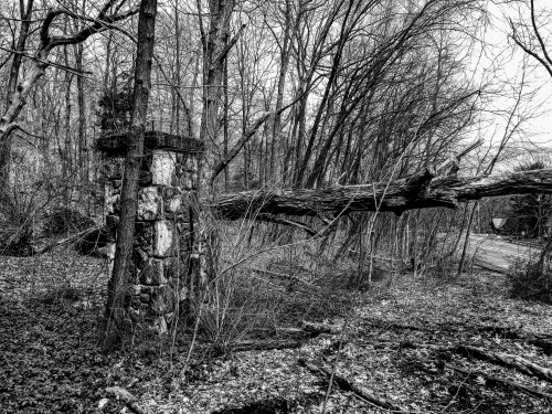 swforester:  This stonework was once part of the entrance to