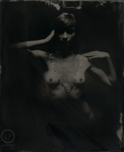 lacunha:  Kaylac in the shadows.  Wetplate. 