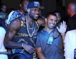 one-mic:  drakesnewfriends:  Drake’s new friend LeBron James