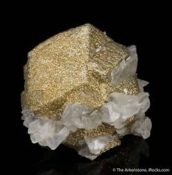 hematitehearts:  Calcite coated in PyriteLocality: Stari Trg