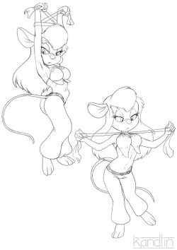 Dancing MouseSketch Stream Commission for Tellywebtoons of dancing
