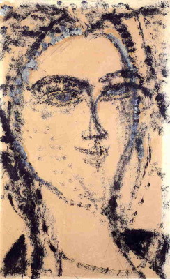 artist-modigliani:  Woman’s Head, Amedeo Modigliani Medium: