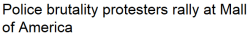 thinksquad:  A mass of demonstrators chanting, “Black lives