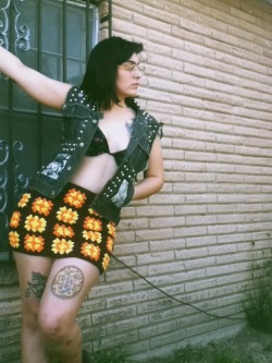 resin-lips:  resin-lips:  vtg crotcheted* skirt modeled by *