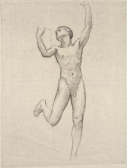 kecobe:  Nude Male Figure (Charcoal Study, No. 109)John Singer