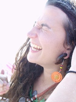 For Sam….bottle cap earrings. You can buy the beads and