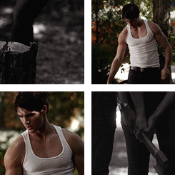 gitan312:  Jeremy Gilbert’s Arms Appreciation - 4x09 requested/inspired