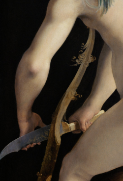 desimonewayland: Parmigianino Detail of Bow-carving Amor 1534/1535