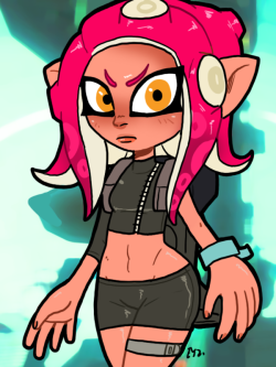 eyzmaster: Splatoon - Agent 8 by theEyZmaster  Cutie! <3 