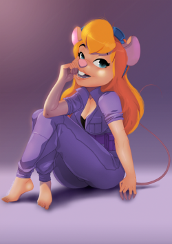 tovio-rogers:gadget hackwrench drawn up for patreon. alternate