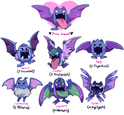 ginsengandhoney:  wanted to do that pokemon variations thing