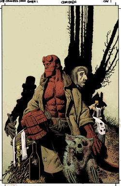 brianmichaelbendis:Ilustración de Richard Corben para Hellboy. 