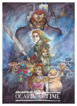 dotcore:  Zelda Wars.by Morgan Hoyer. Available on Etsy: Ocarina