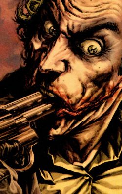 lospaziobianco:  1) Joker by Lee Bermejo 2) Red Skull by Gabriele