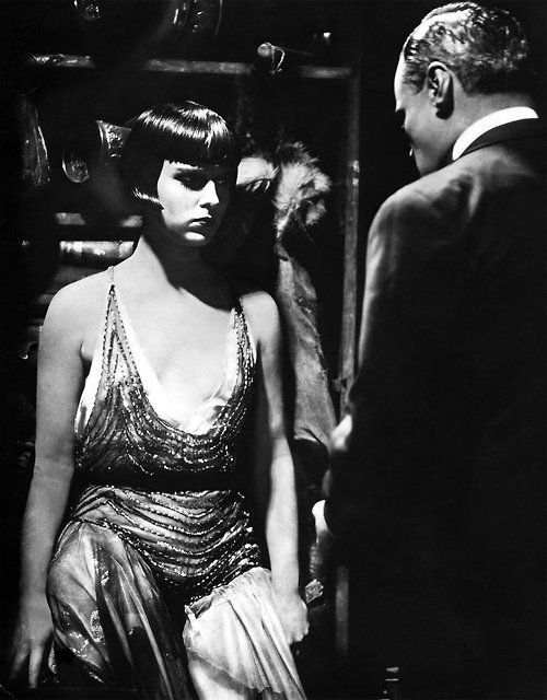   Louise Brooks in G. W. Pabst’s ‘Pandora’s Box’ (1929). The film caused scandal for portraying a sexually free young woman as its heroine, as well as truthfully presenting the world of prostitution.  