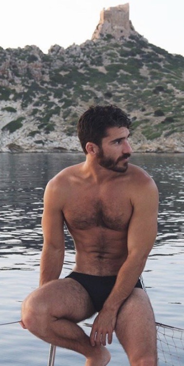 fur+speedo+beard+