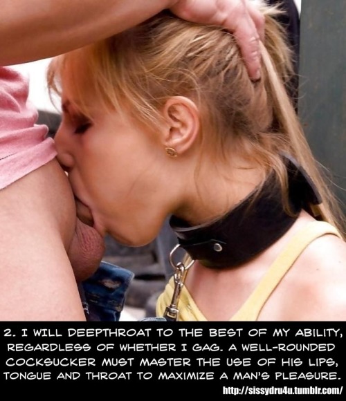 shirleyqueen:  These are the rules a sissy expects to follow.  She is a sissy faggot and always wants to satisfy the desires of real men.  Shirley xxx 