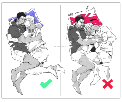 nuqelear:  how to properly snuggle up your partner :3 