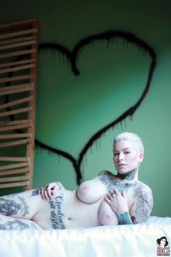 theendtocome:  Bunny Harlow – White Rabbit (© 2014 Suicide