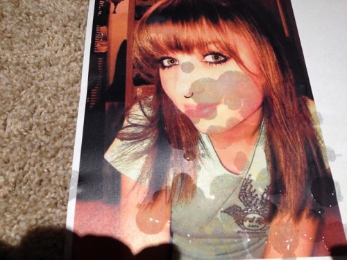 jay-rageous:  Pretty Redhead Cum Tribute 