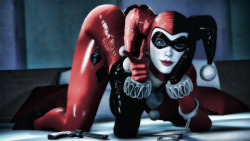 1kmspaint:  Bang!Harley’s butt game is too good.