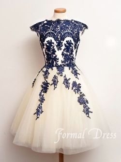 promdress2015-lovedress:    Cheap Lace Short Prom Dresses, Homecoming