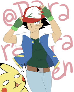 darararaen: Ash looking more (what should be) his age Daddy?