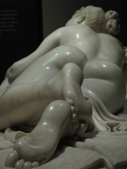 elpasha71:  Detail of Antonio Canova’s Sleeping Nymph 