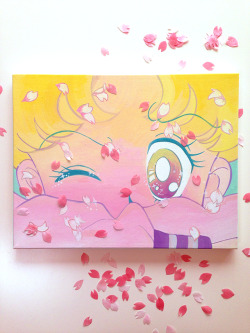 dearninety: Sailor Petals, 31.8 x 40.9 cm, Acrylic on Canvas