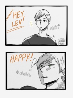 nadaboodraws:  How could I see that Lev Haiba has the exact same