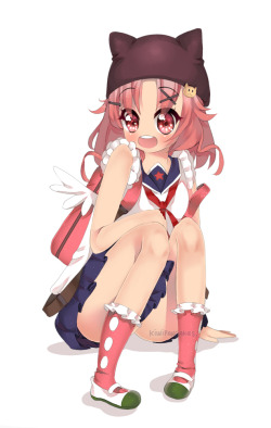 kiwipancakes:  Yuki from Gakkou Gurashi!I love her so much, i